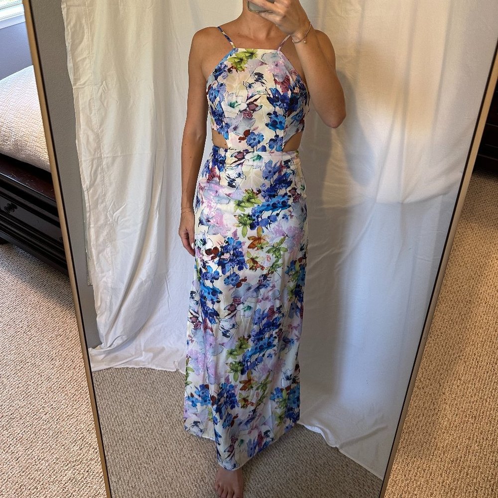 Floral JOA Maxi Dress